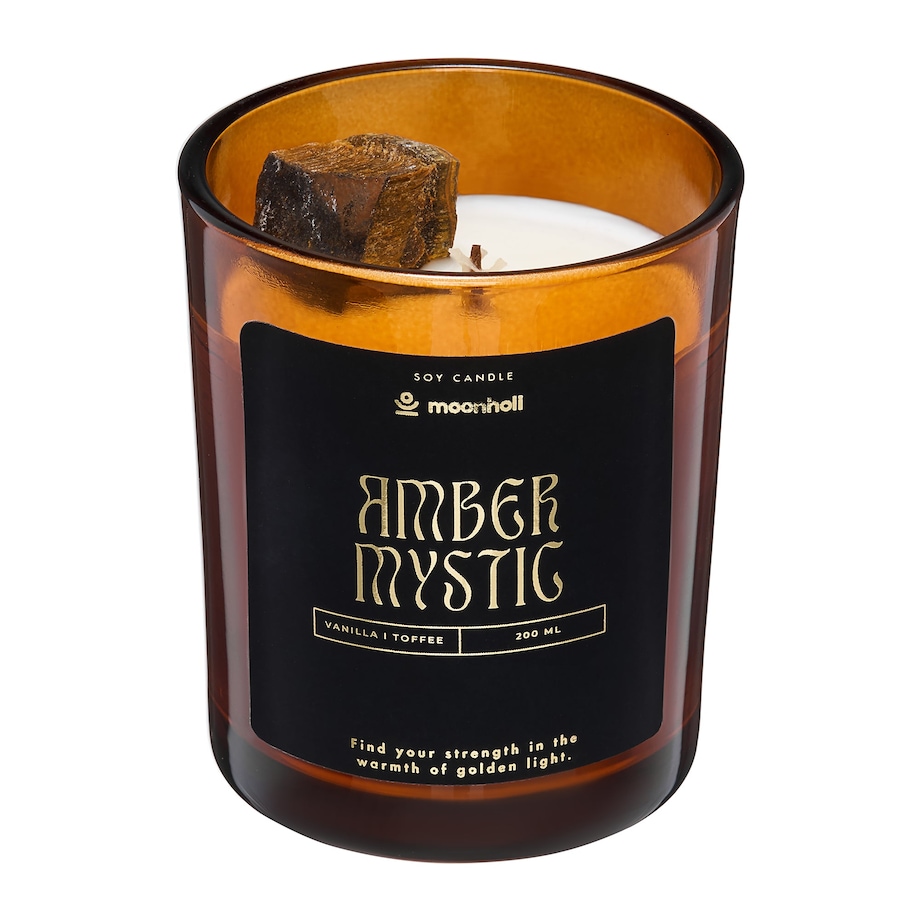Naturalna świeca sojowa 200ml AMBER MYSTIC