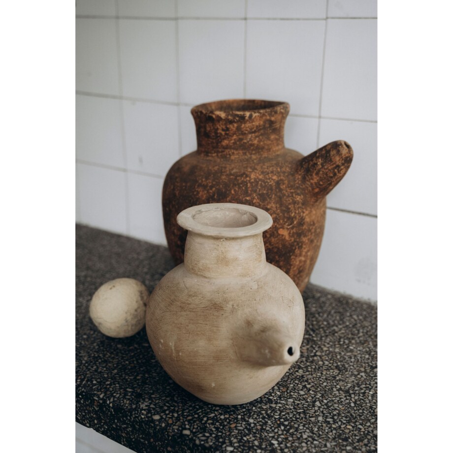 Wazon z terakoty VINA, W: 35 cm