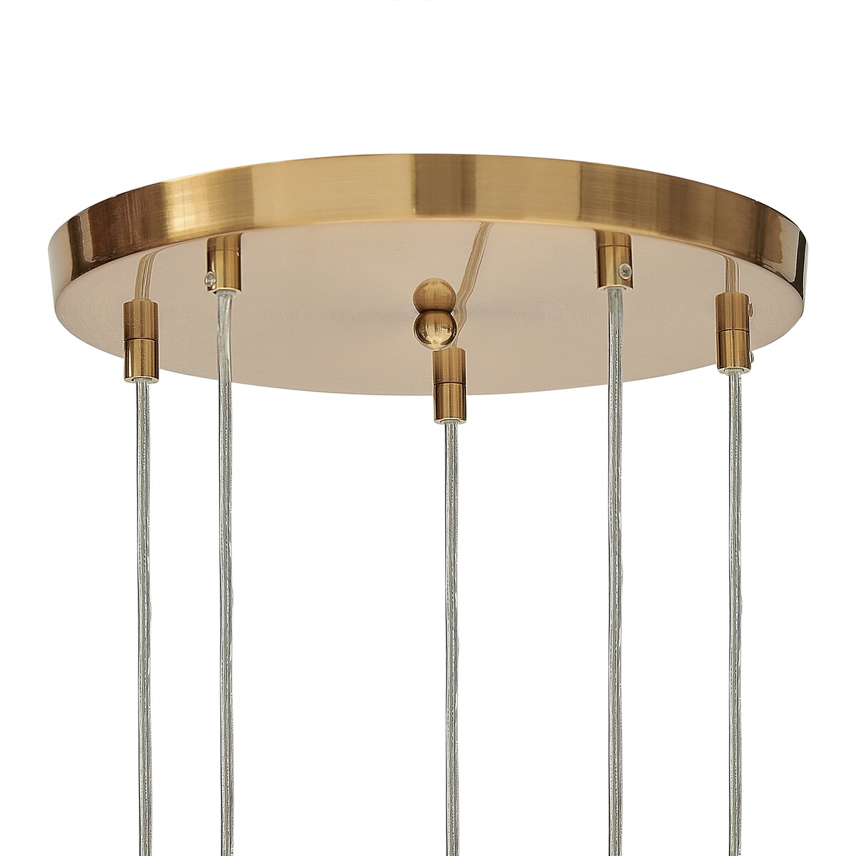Lampa wisząca RALFES Szkło Mosiężny