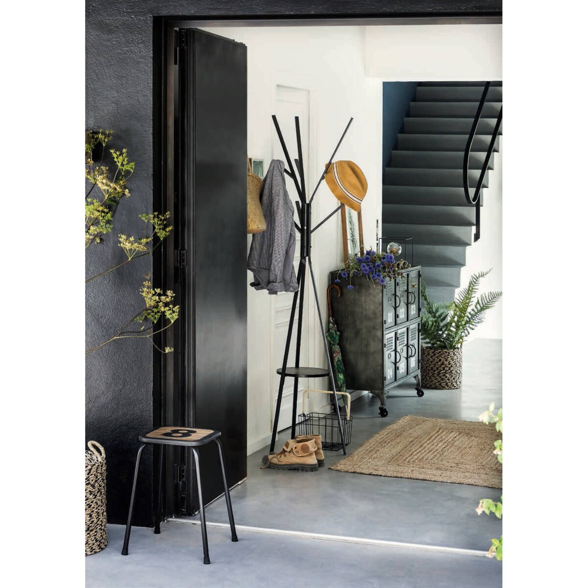 Stojak TREE wieszak na kurtki i płaszcze, wys. 180 cm