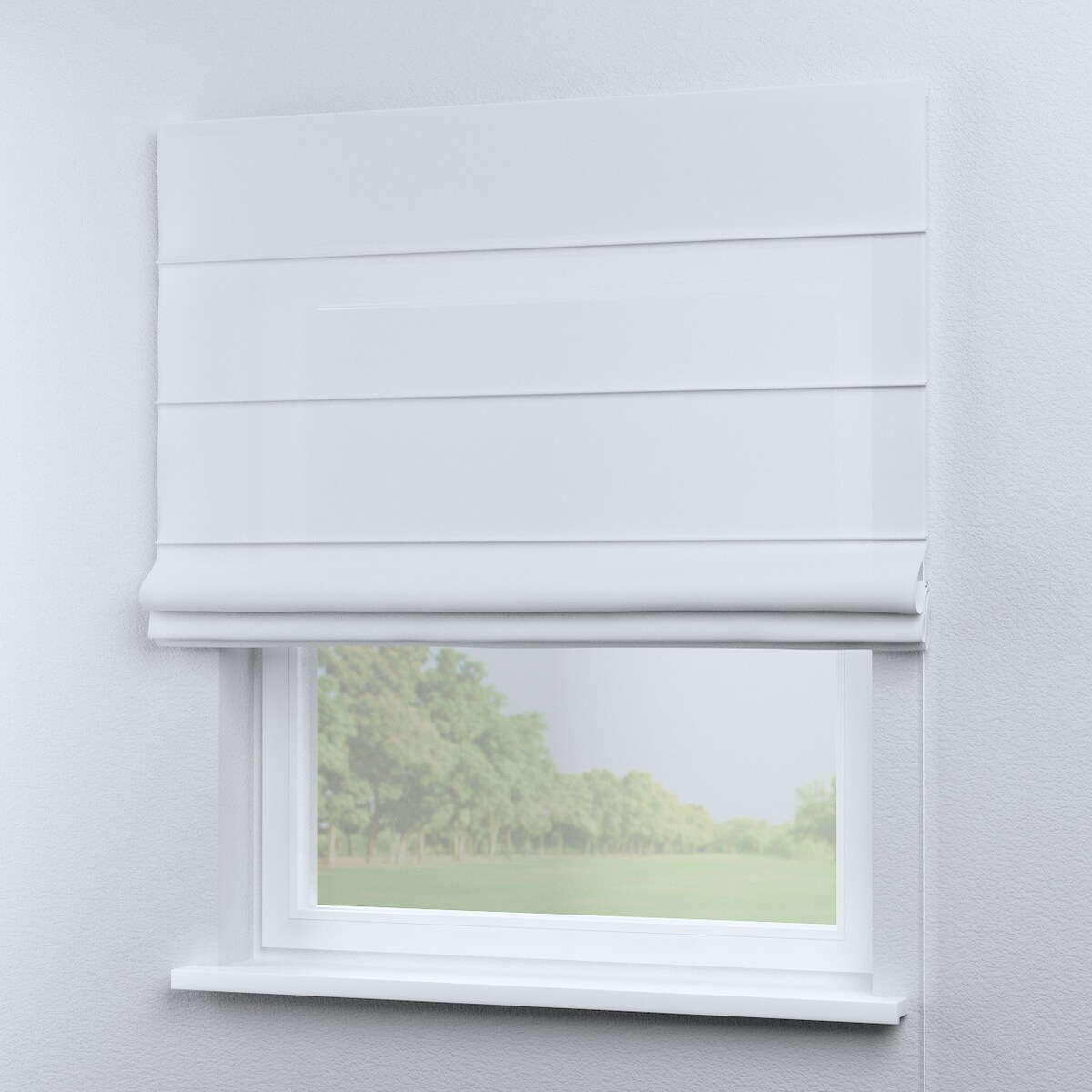 Roleta rzymska Capri 160x170 prześwitujący, złamana biel