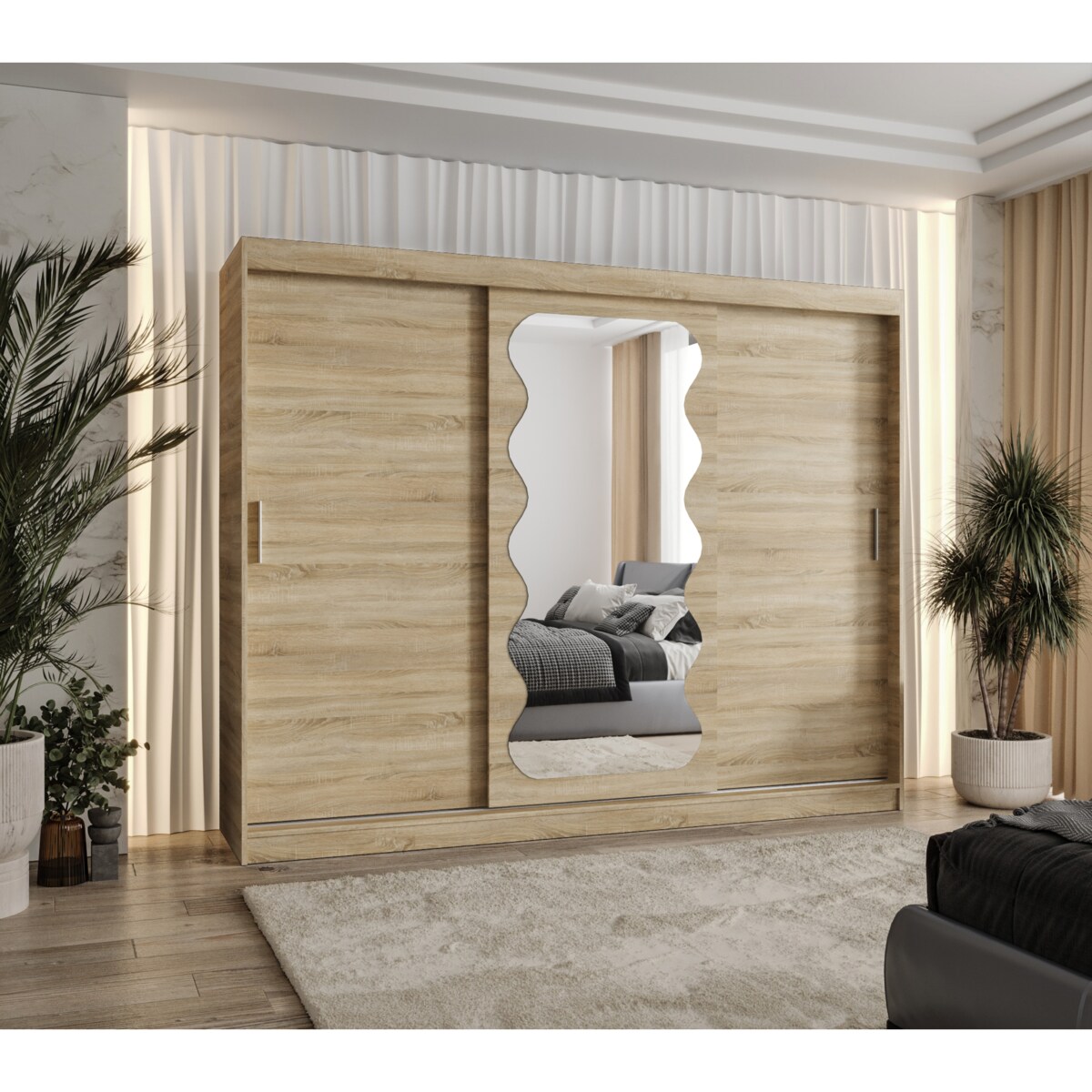 Szafa przesuwna SPOTI 250 sonoma