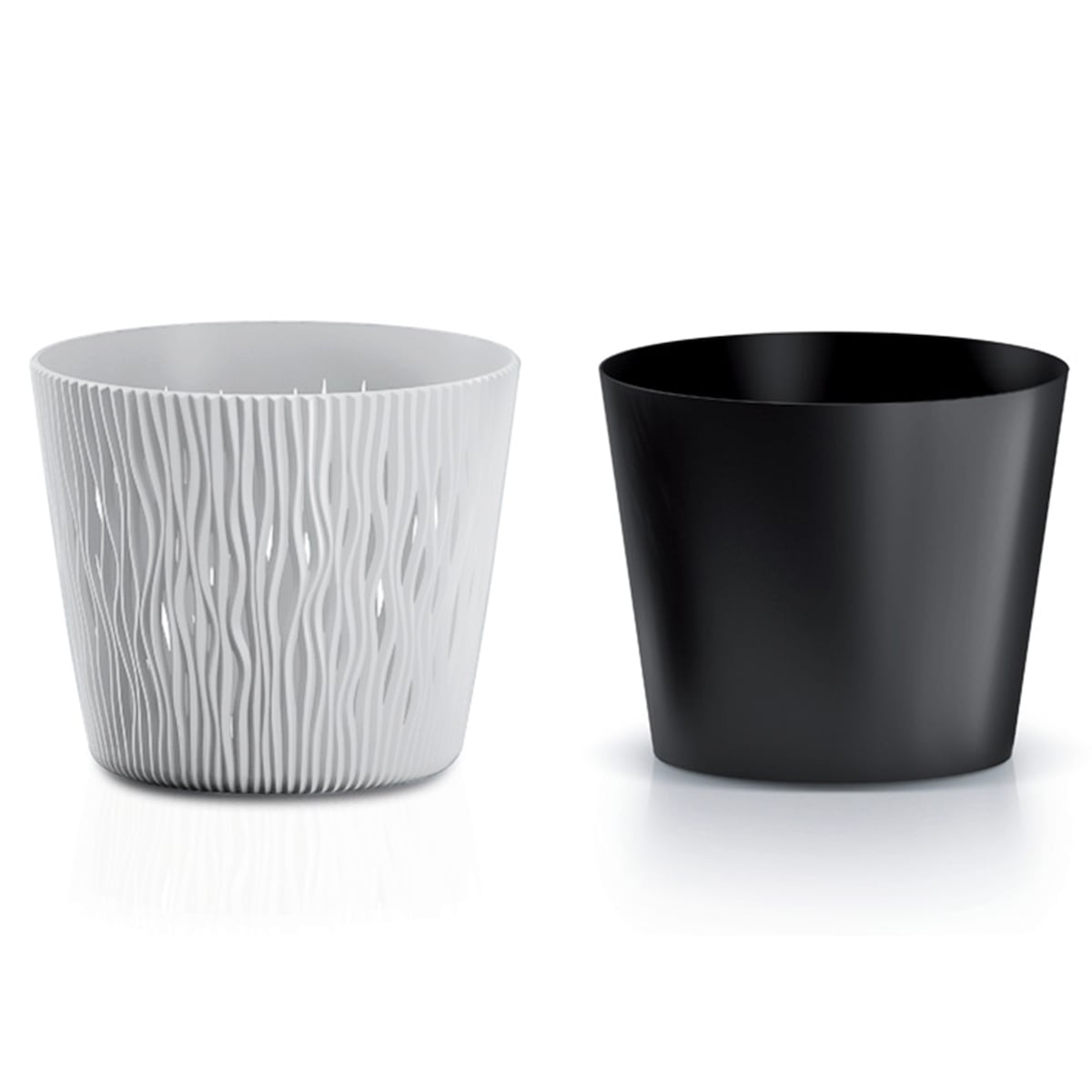 Doniczka Z Wkładem Osłonka Sandy Round 12,8 Cm