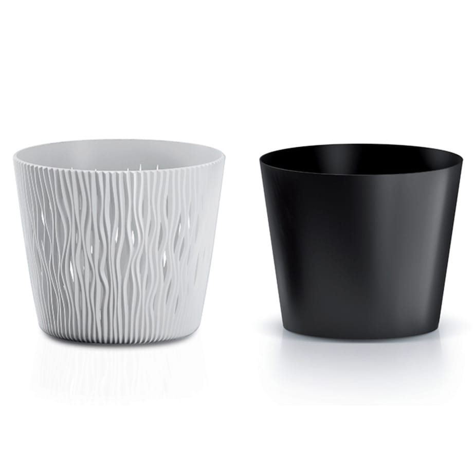 Doniczka Z Wkładem Osłonka Sandy Round 12,8 Cm