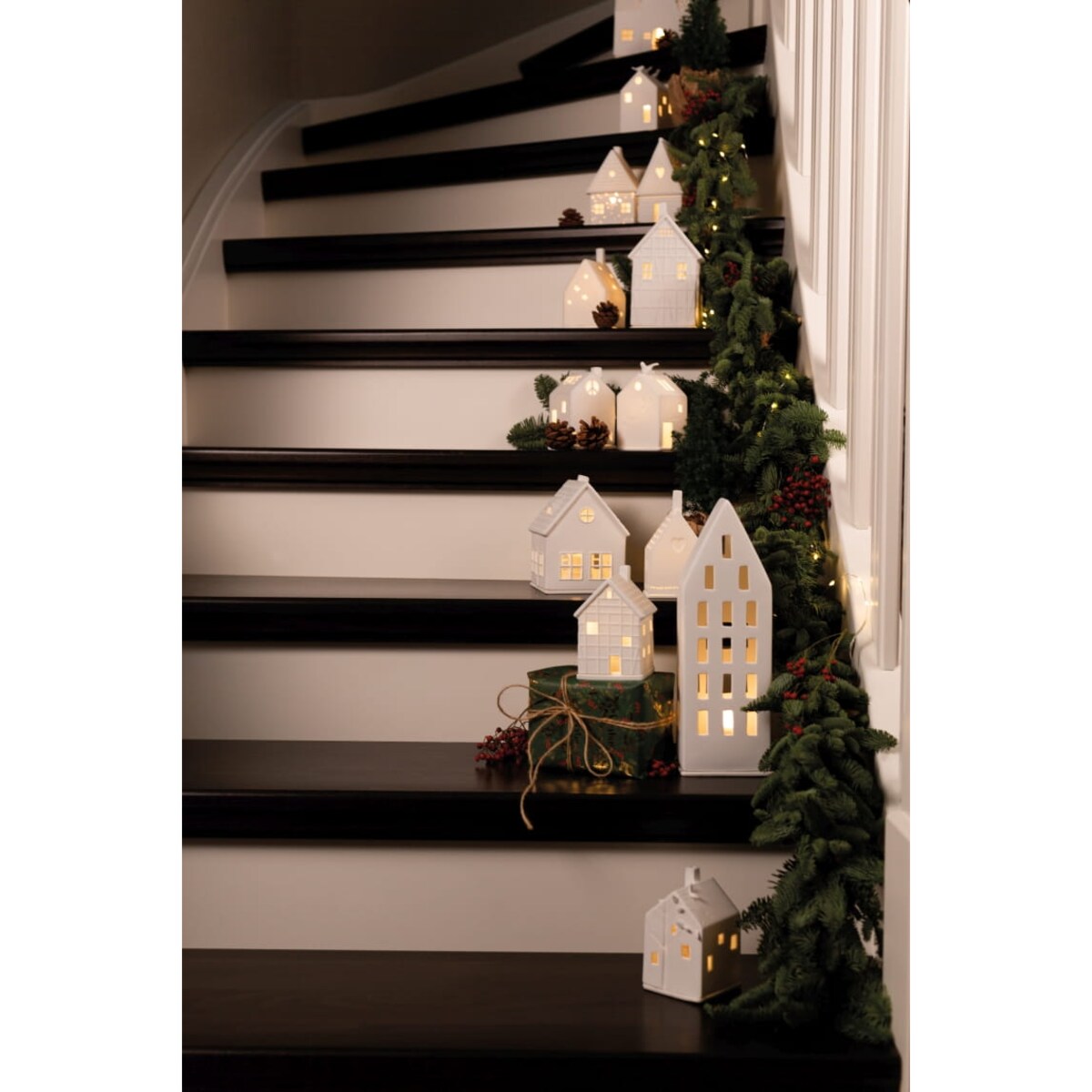 Duży lampion Kamienica, 11.5 x 15.5 x 31.5 cm