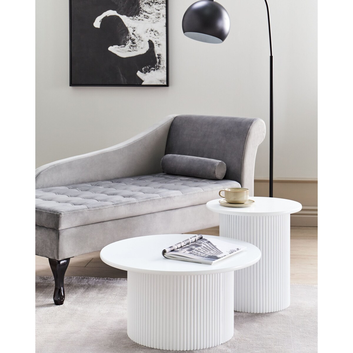 Stolik kawowy biały OLLIE