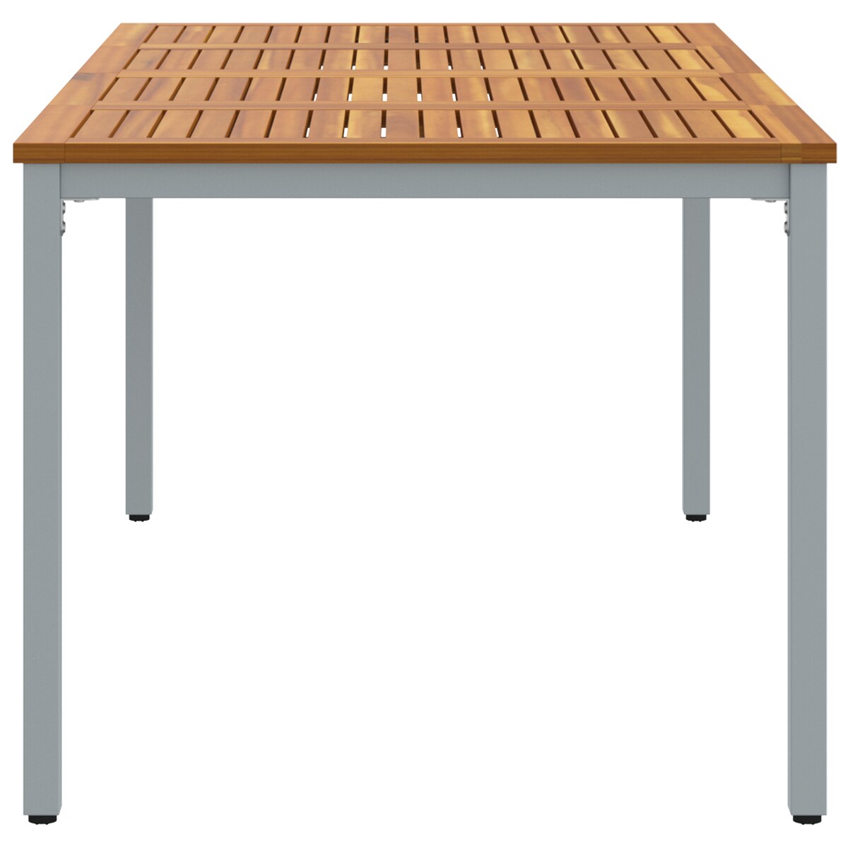 Stół ogrodowy vidaXL 180x90x75 cm z litego drewna akacjowego i metalu