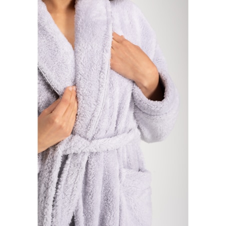 Szlafrok Azaria Long Silver, S