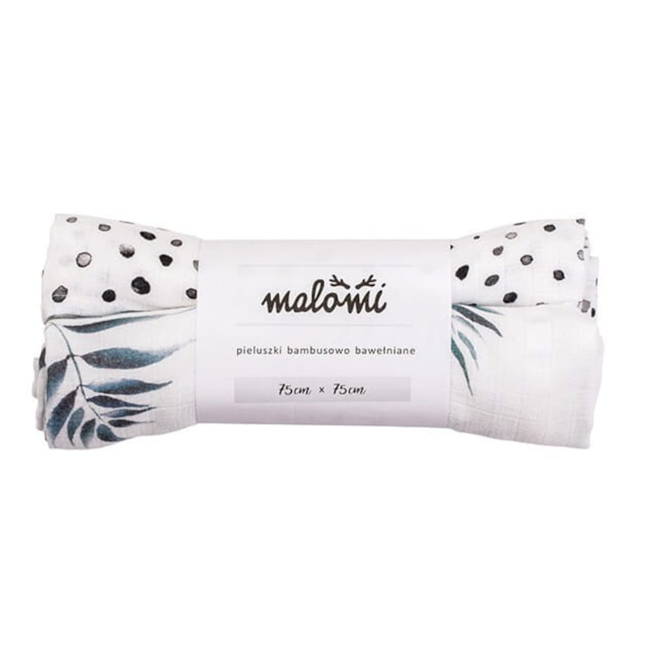 Pieluszki bambusowe dots&palms
