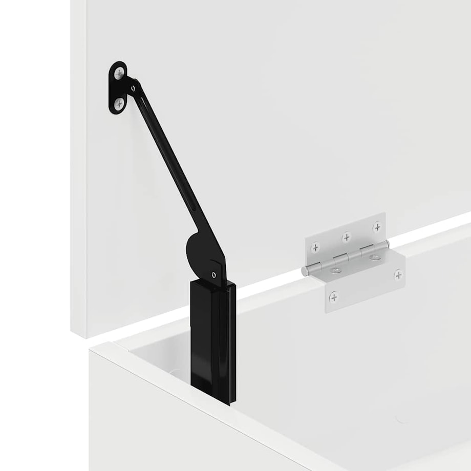 vidaXL Ławka z miejscem na buty, biała, 102x30,5x45 cm