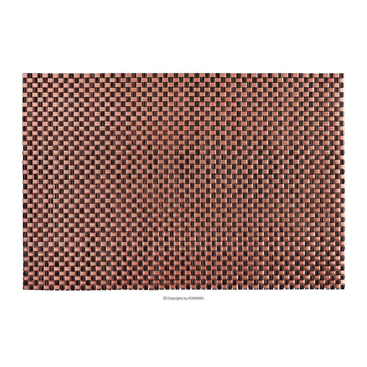 Konsimo ESELLA Zestaw podkładek 4szt., brązowy