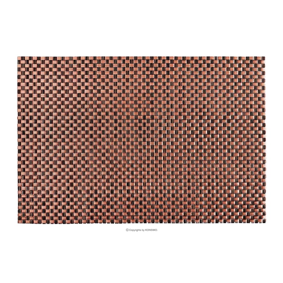 Konsimo ESELLA Zestaw podkładek 4szt., brązowy