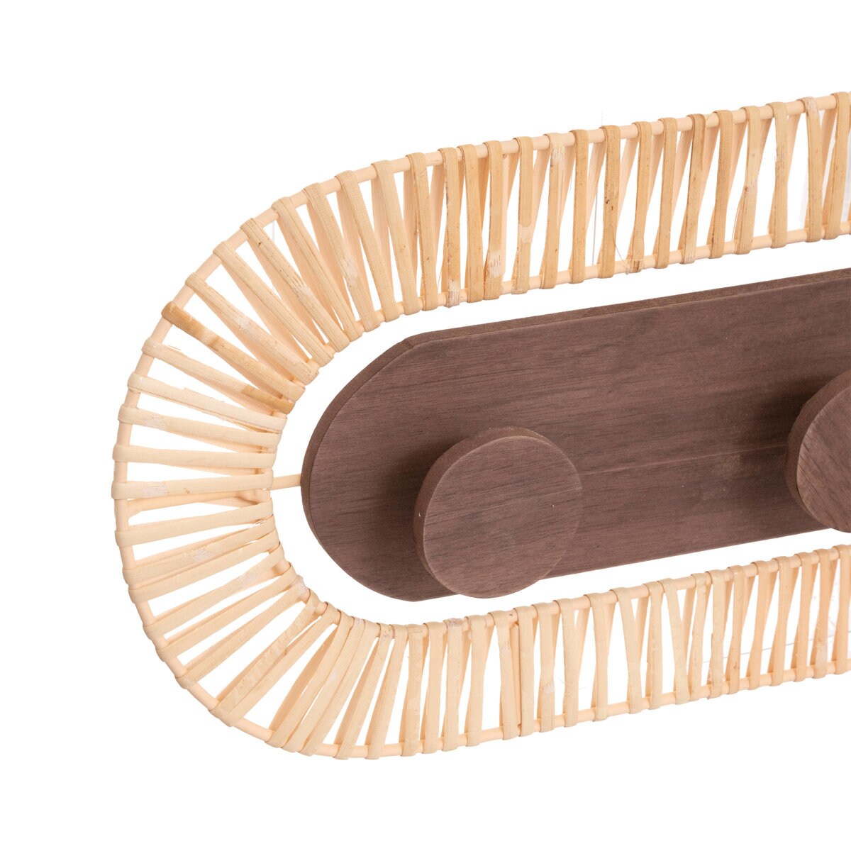 Wieszak ścienny TROPI z 4 haczykami, 76 cm