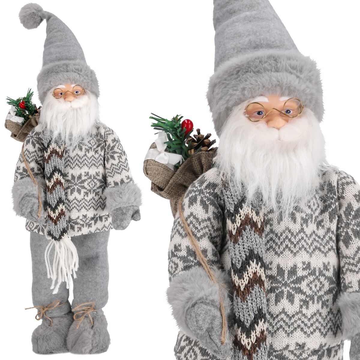 MIKOŁAJ świąteczny skandynawski DUŻY święta