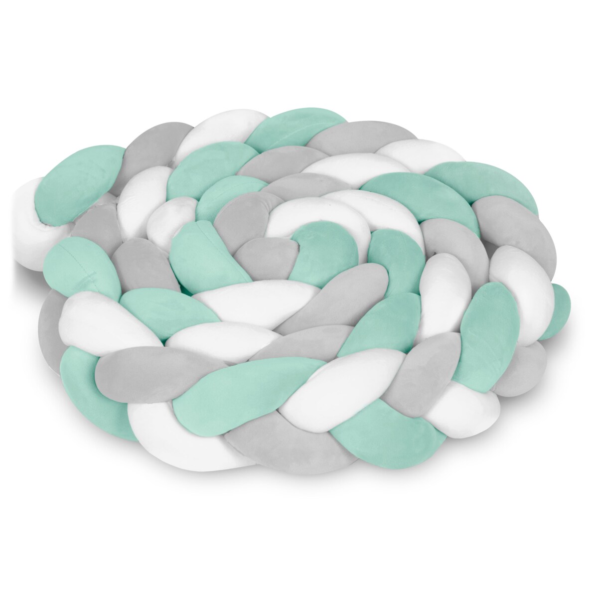 Ochraniacz do łóżeczka warkocz otulacz pleciony 3m Ricokids