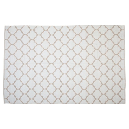 Dywan zewnętrzny dwustronny 140 x 200 cm beżowy AKSU