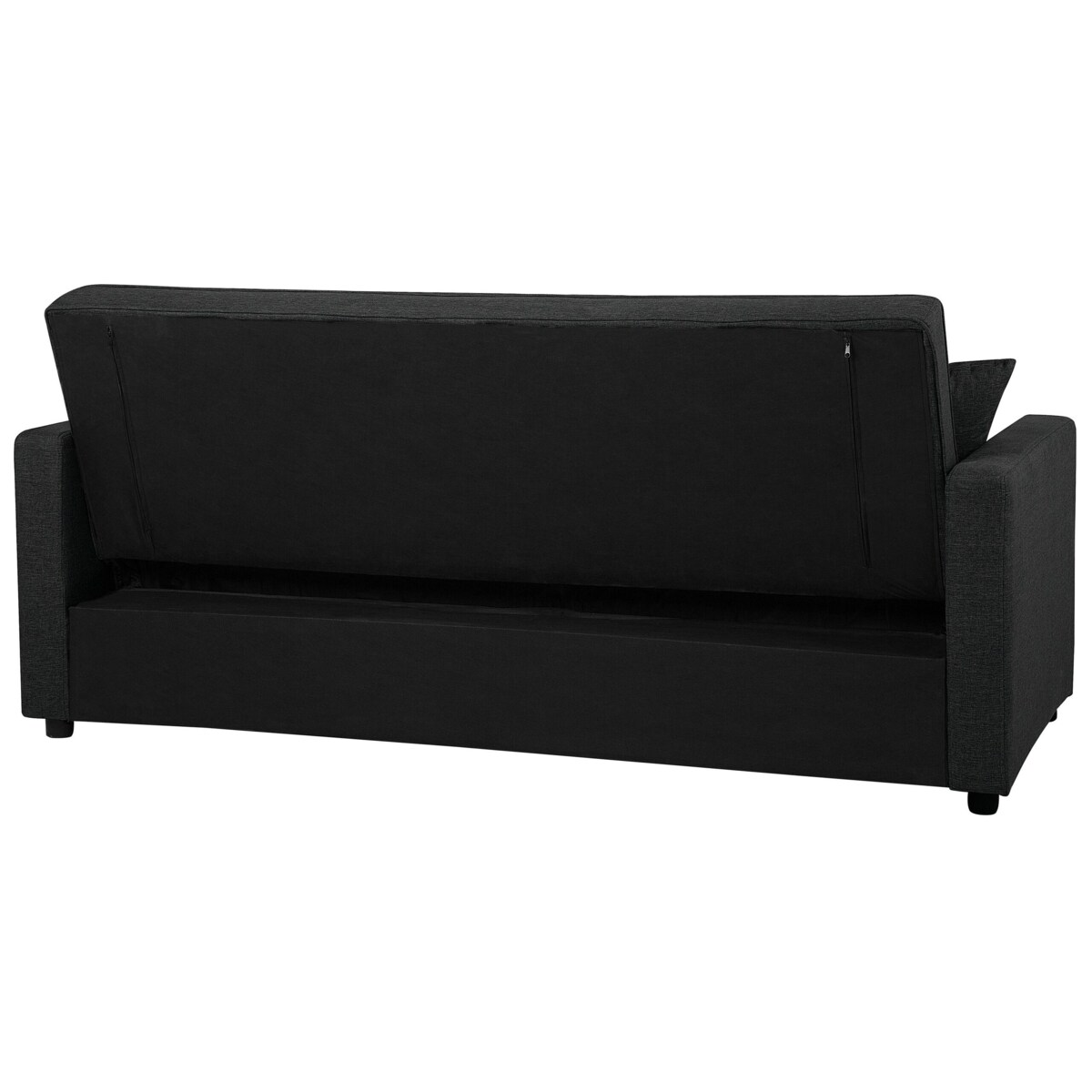 Sofa rozkładana czarna GLOMMA