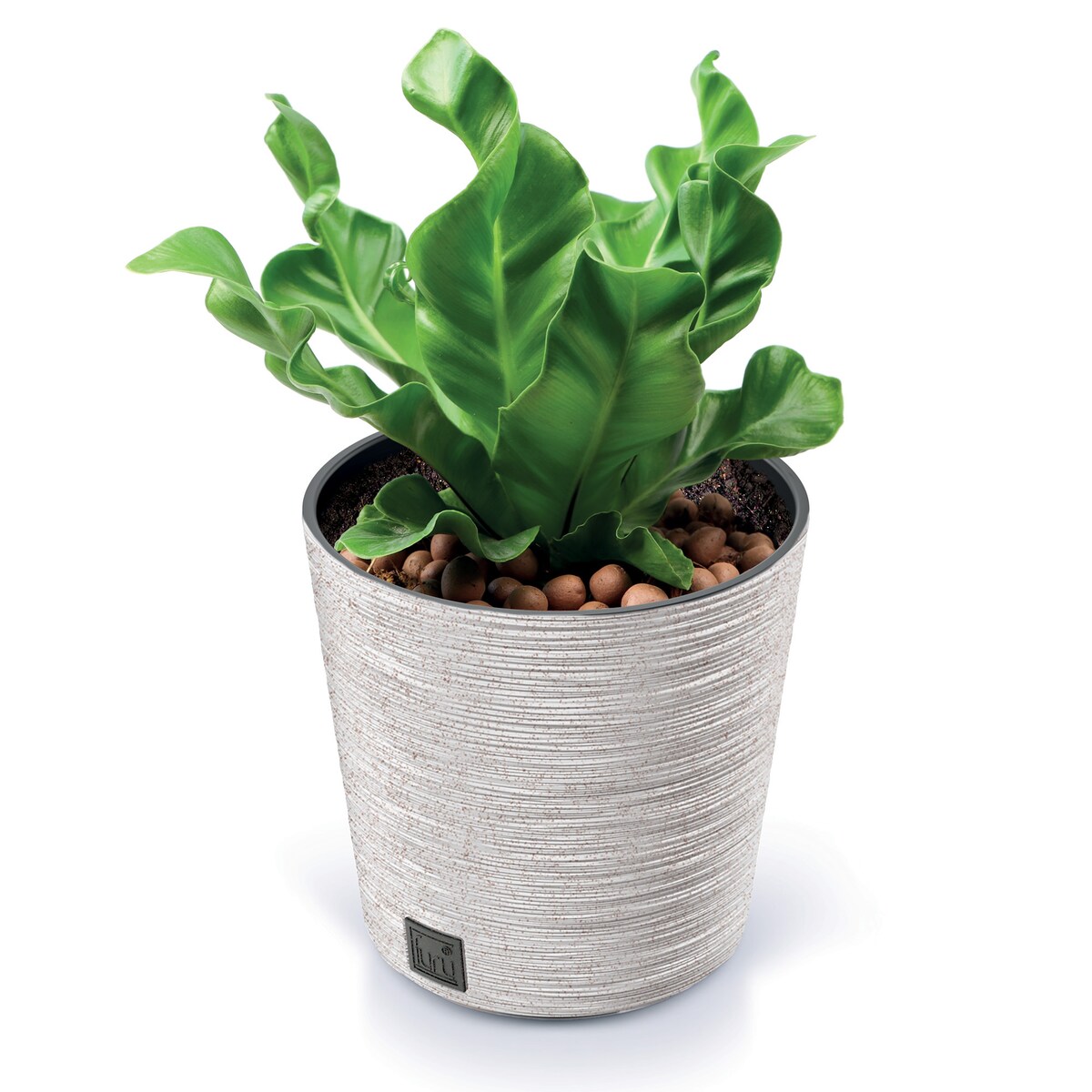 Doniczka Donica Ogrodowa 25/30 Cm Zestaw Na Taras Do Ogrodu Domu Eco Wood Biały