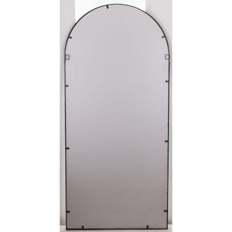 Lustro okno ze złotymi szprosami metalowe 175x80,5x2,5 cm SPECCHIO