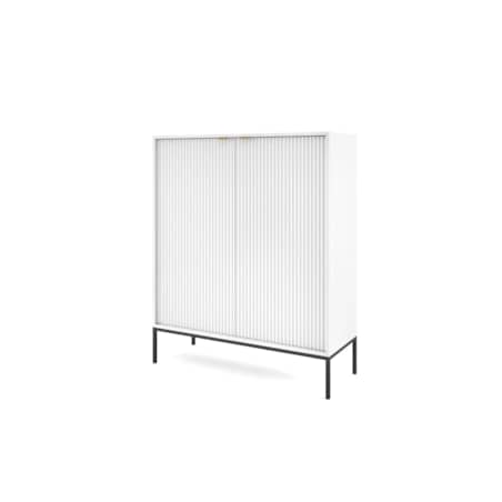 Komoda MILONA 2D 104 cm biała mat