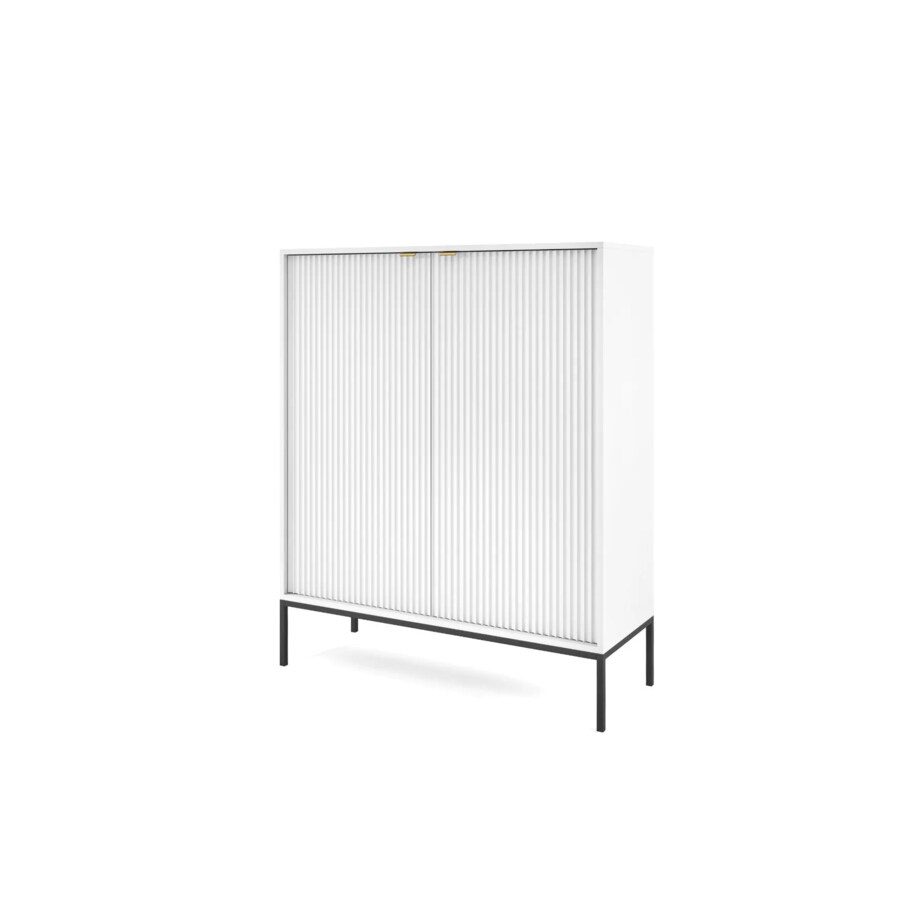 Komoda MILONA 2D 104 cm biała mat