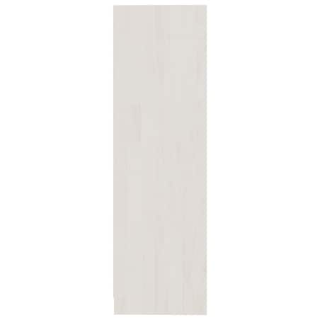 vidaXL Regał na książki, biały, 70x33x110 cm, lite drewno sosnowe