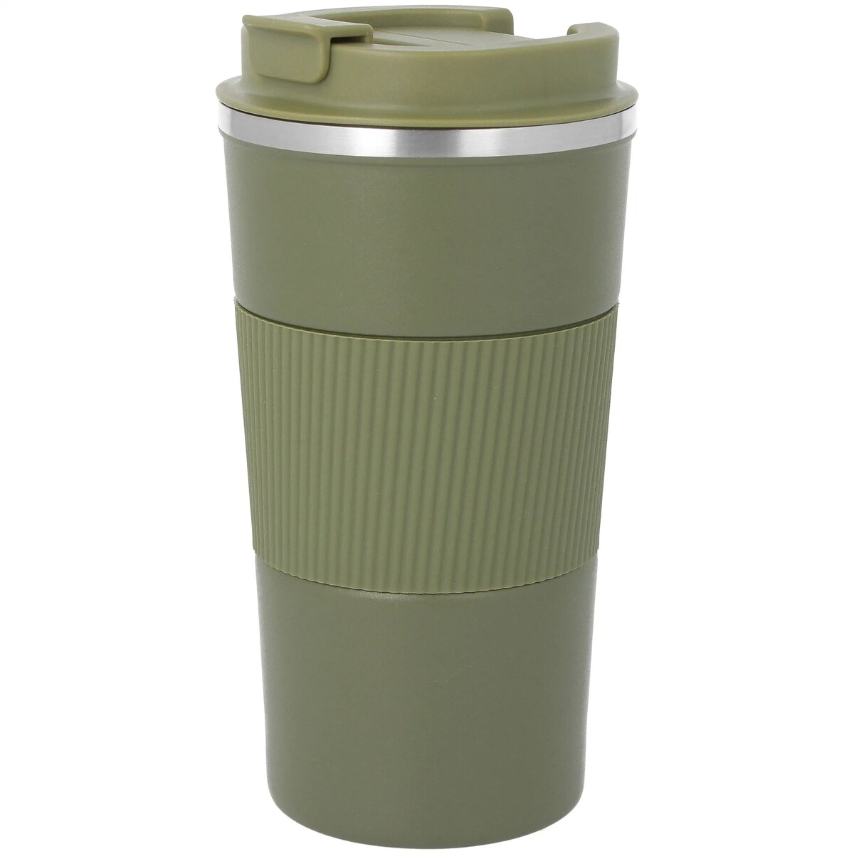 Kubek termiczny na kawę herbatę napoje termos zielony matowy 500ML BRUNBESTE BB-3574