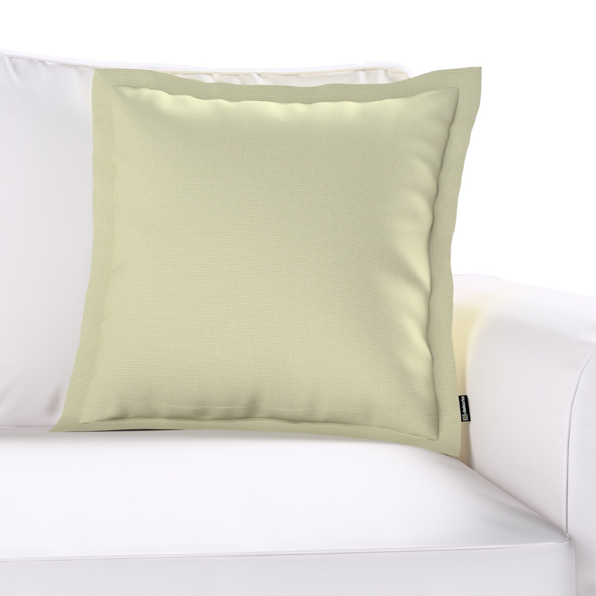 Poszewka Mona na poduszkę 45x45 zielono-beżowy