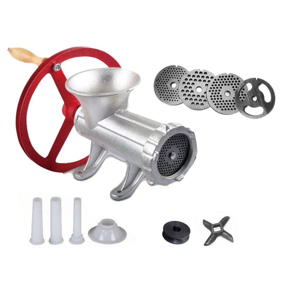 Maszynka żeliwna do mielenia mięsa #22 z kołem KINGHOFF