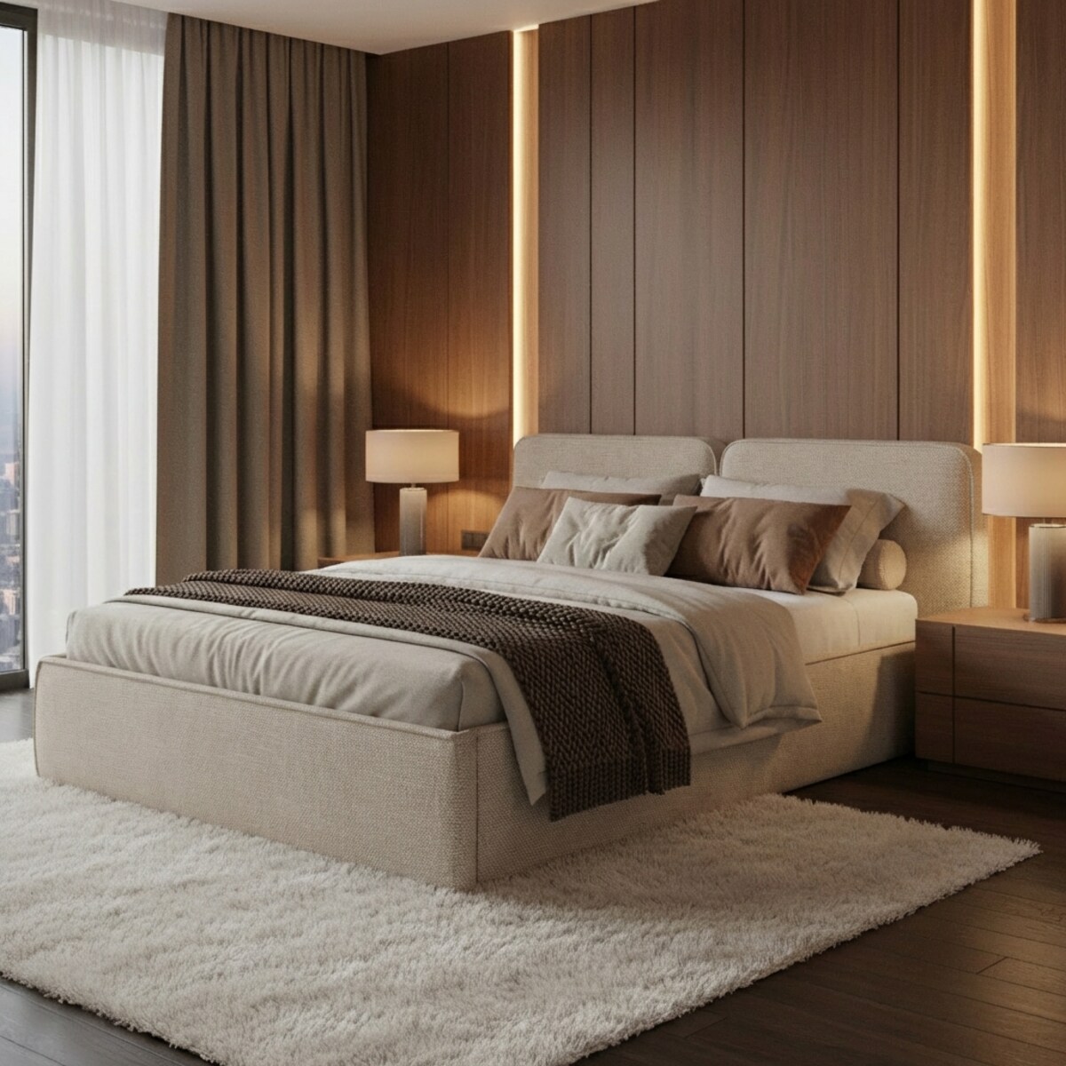 Łóżko Tapicerowane Elite 140X200 Stelaż Pojemnik Na Pościel Wind 05