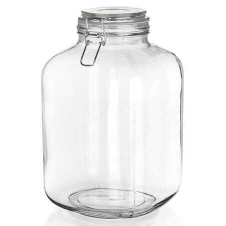 SŁOIK DUŻY szklany 5 L pojemnik hermetyczny klips weki żywność ogórki