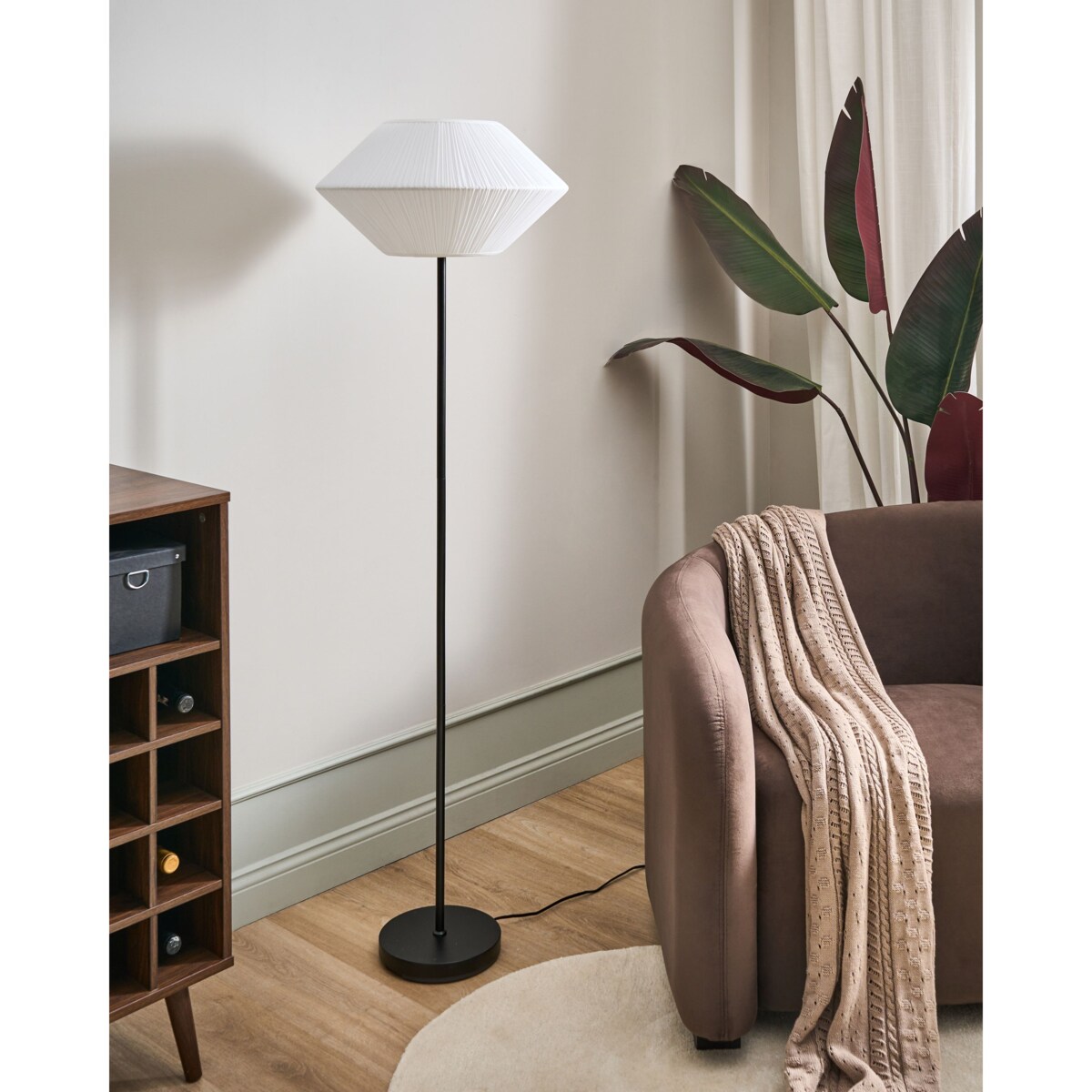 Lampa podłogowa MAKETSI Metal Czarny