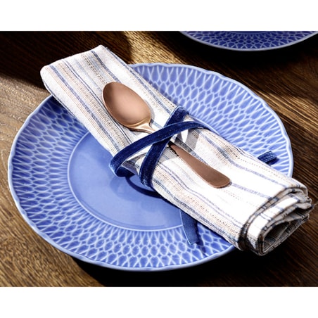 Talerz płytki 26 cm Sofia Szafirowa LB03