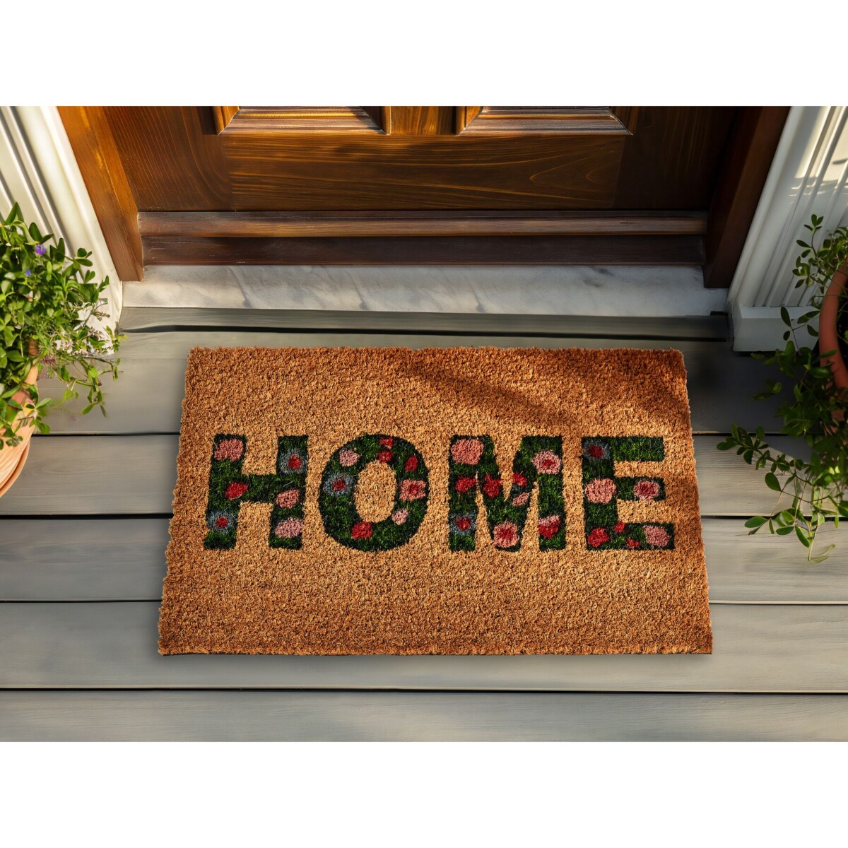 Wycieraczka kokosowa 40 x 60 cm naturalna ZAMBALES