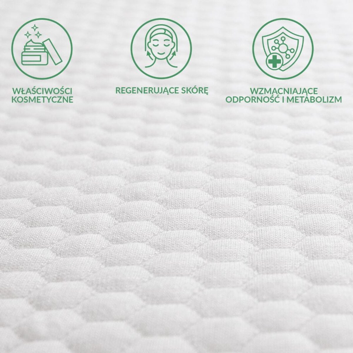 Ochraniacz na materac wodoodporny, rozmiar 70x140 pikowany SOFT-TOUCH kolor biały