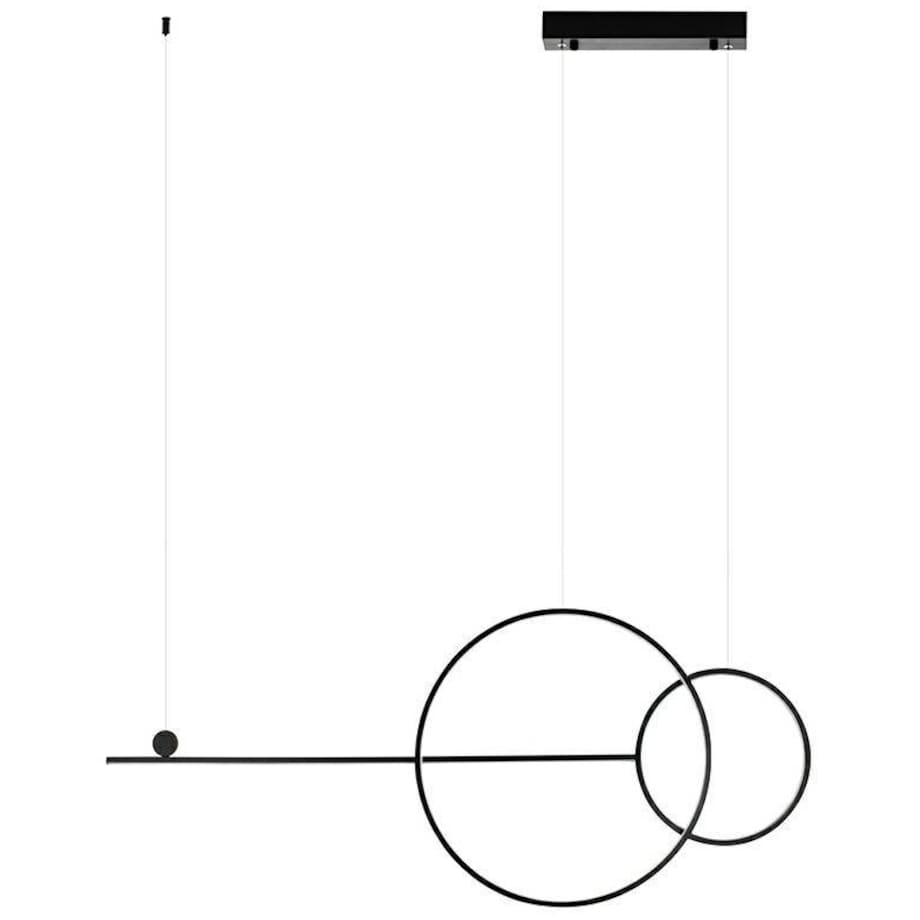 Wisząca lampa Rage MSE010100274 pierścienie LED 28W czarne