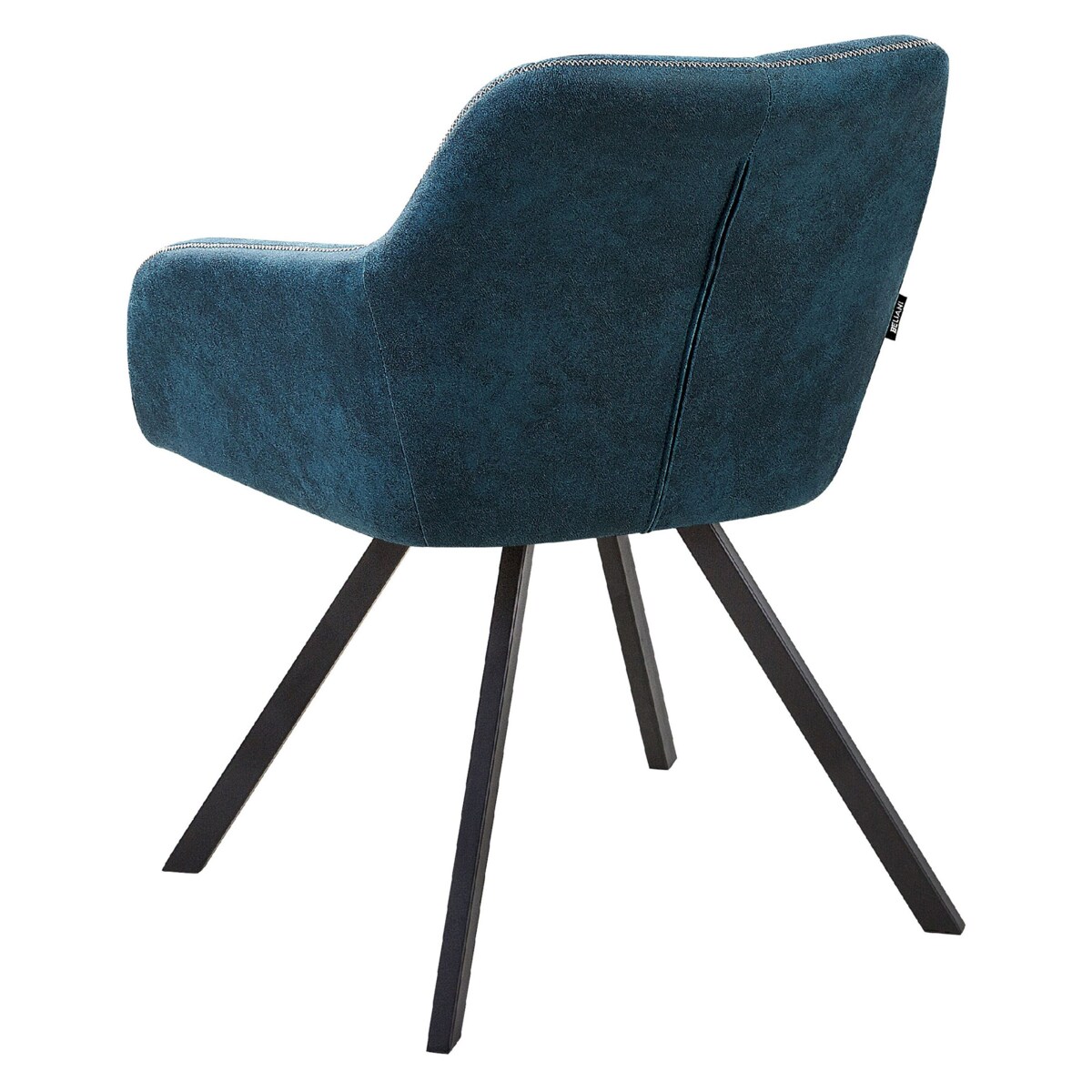 Zestaw 2 krzeseł niebieski MONEE