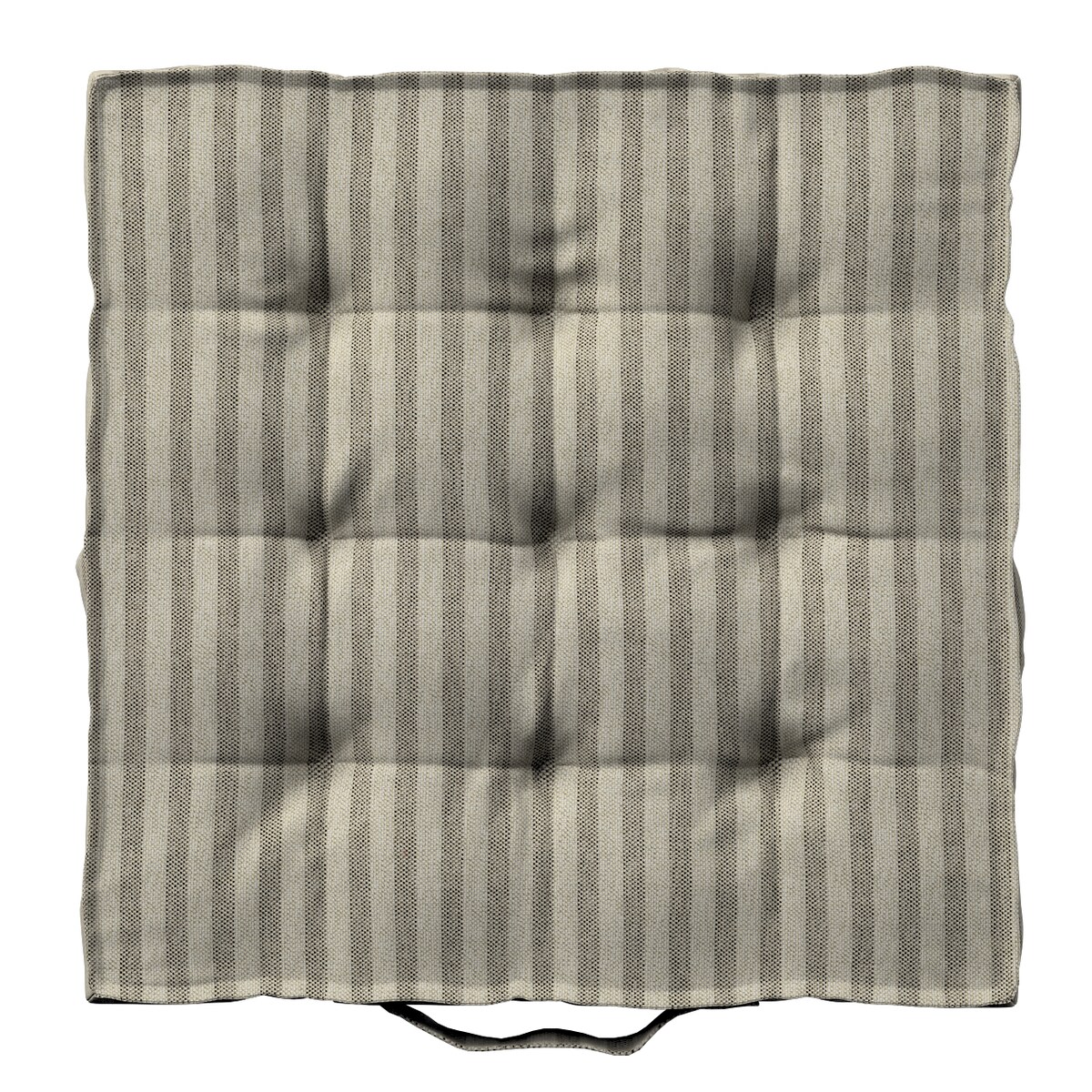 Poduszka na krzesło Kuba, beżowo-brązowe paski, 50 x 50 x 10 cm, Outdoor Oasis