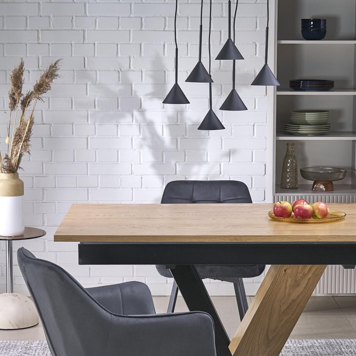 Lampa wisząca CONO BLACK MINI 10306 TK Lighting czarna 6xGU10 nowoczesna loft regulowana wysokość