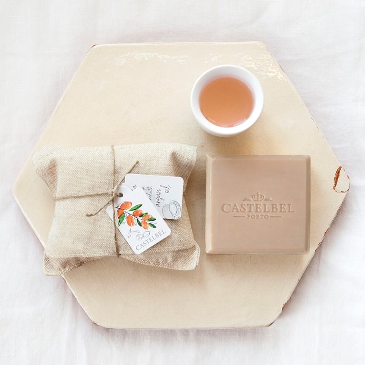 Mydło w kostce Castelbel linen wanilia 150 g