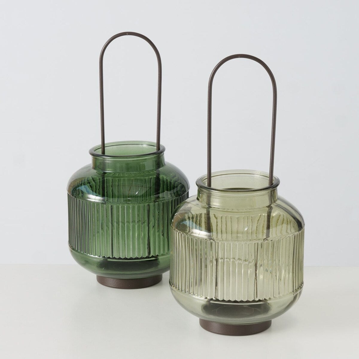 Świecznik szklany na tealight ZENOR, 29 cm