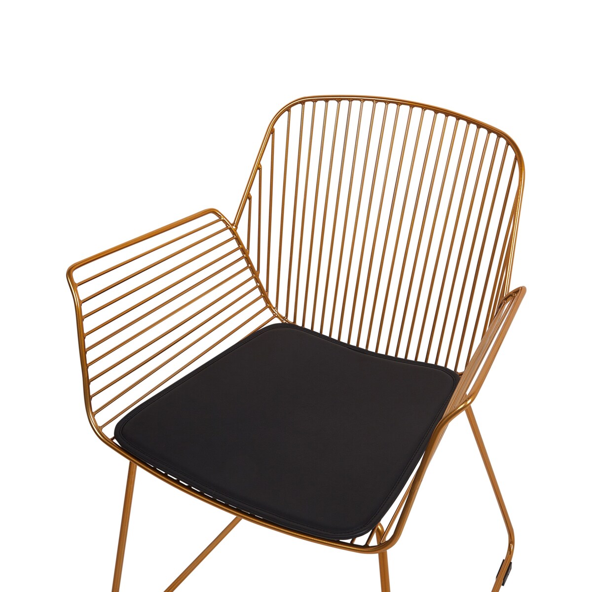 Zestaw 2 krzeseł do jadalni złoty APPLETON