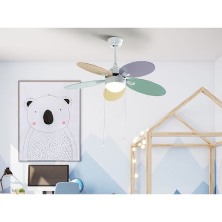 Wentylator sufitowy wielokolorowy WEBER