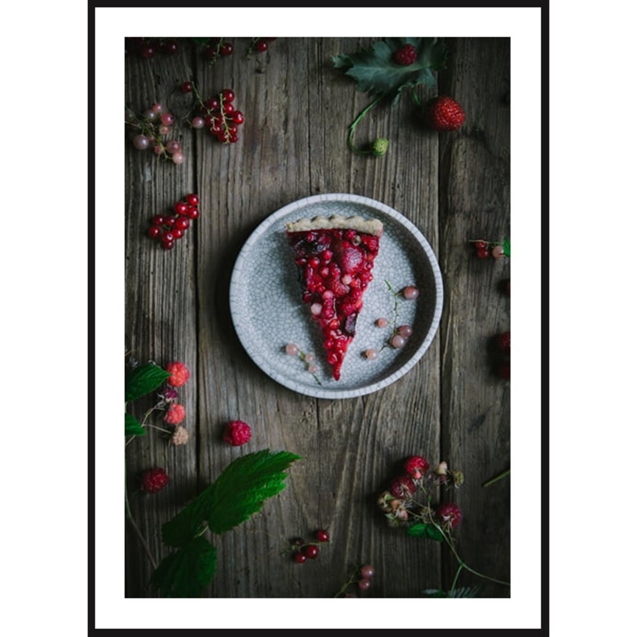 Poster Story, Plakat, Obraz - Kawałek Tarty Owocowej, wymiary 21 x 30 cm