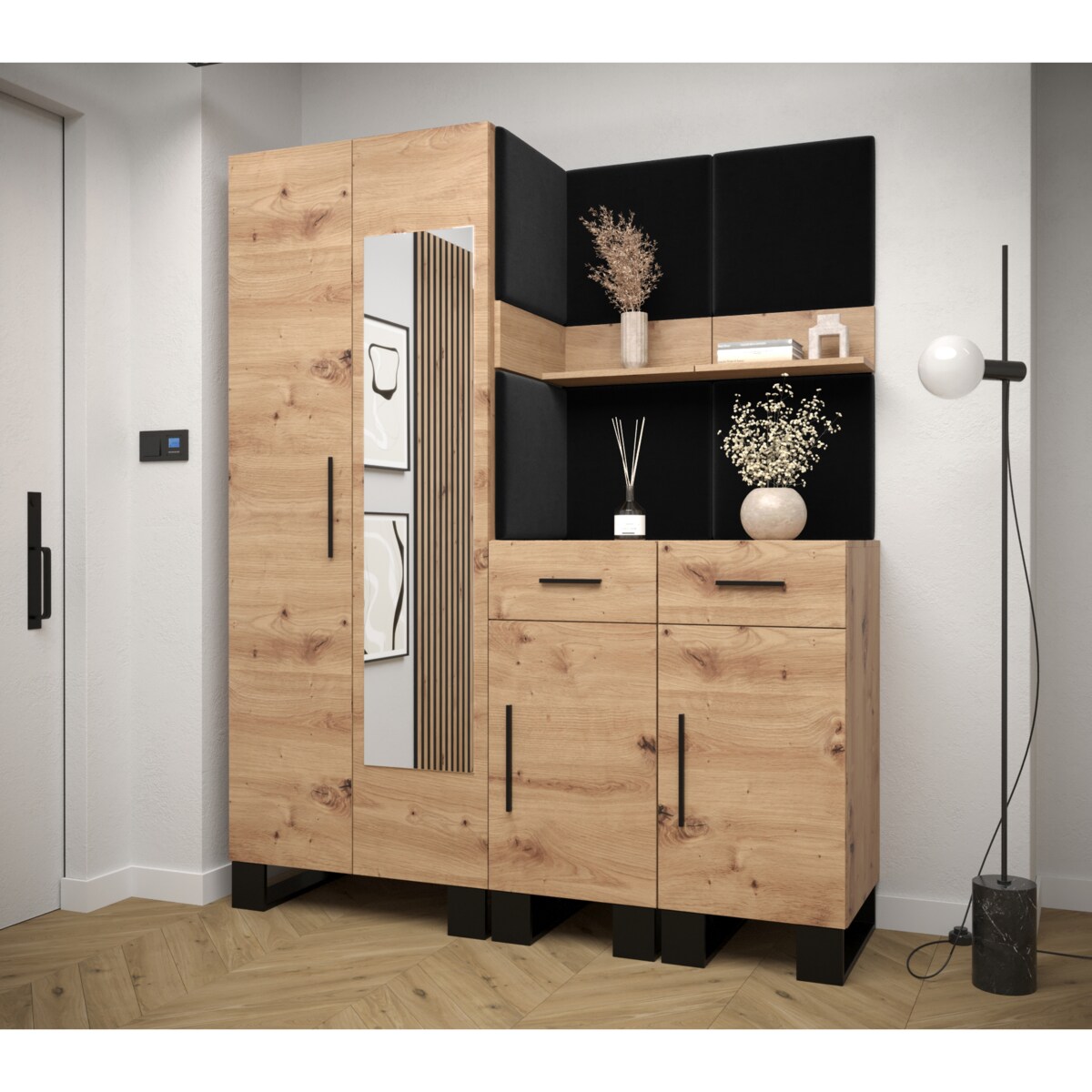 Garderoba do przedpokoju Abiks ARTIN 15 artisan+manila18