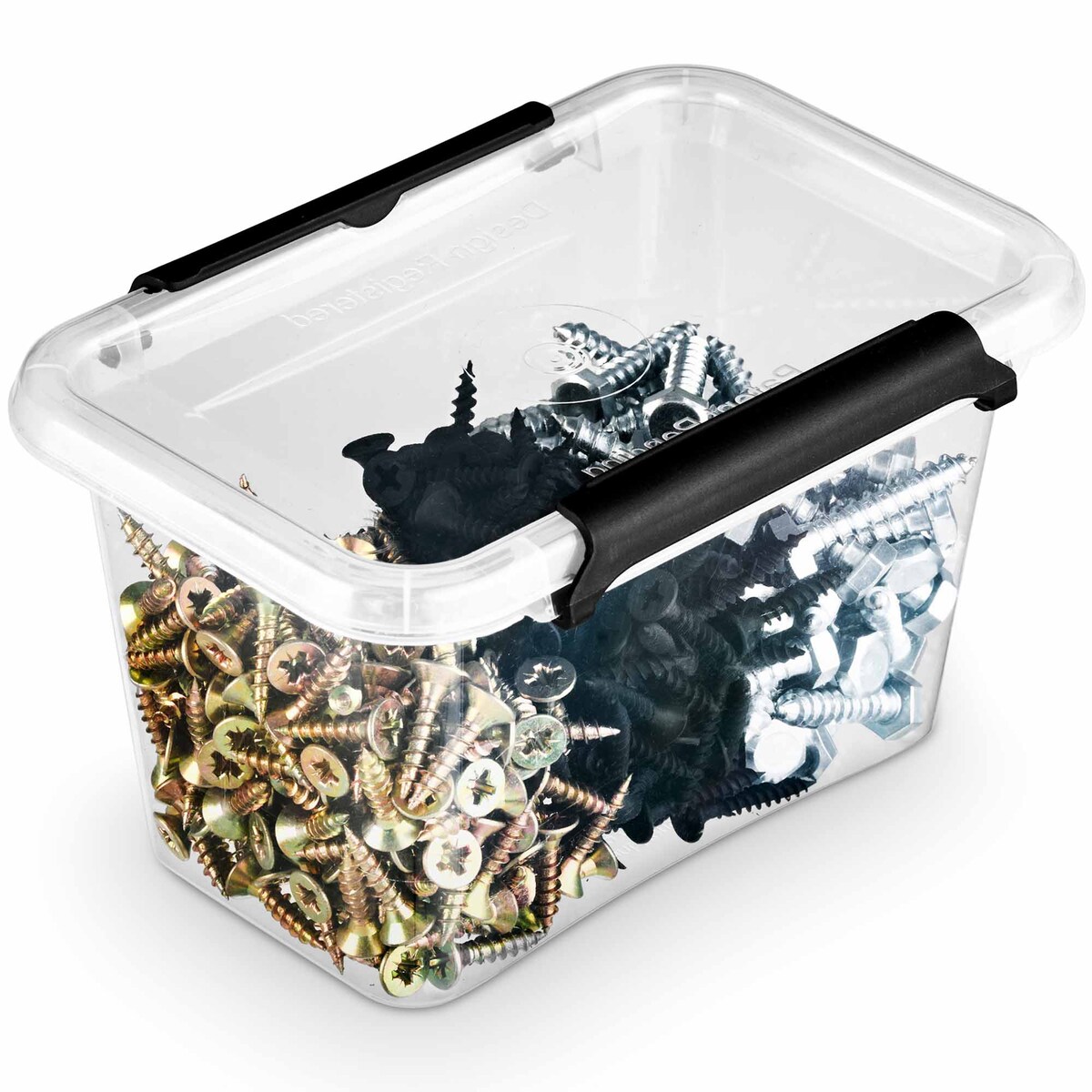 Pojemnik Plastikowy Pudełko Z Pokrywą Box Do Przechowywania Mały 0,65L