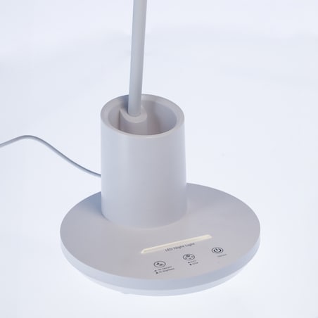 Lampka Biurkowa Led Szkolna Trzy Barwy Światła Do Pracy Z Pojemnikiem