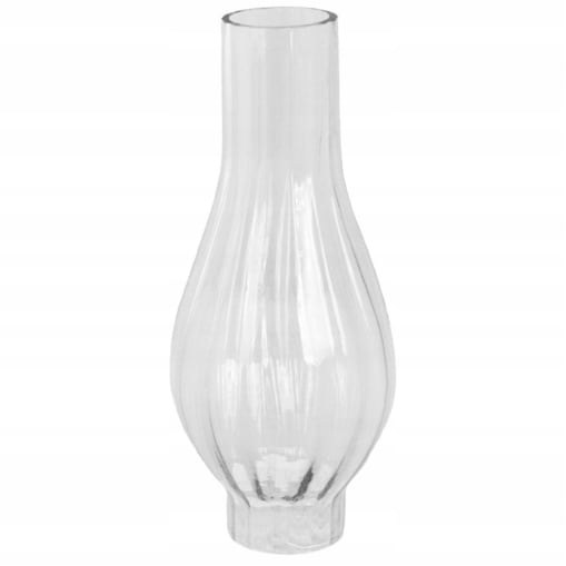 KLOSZ DO LAMPY NAFTOWEJ SZKLANY PRZEZROCZYSTY 17cm szkło do lamp naftowych