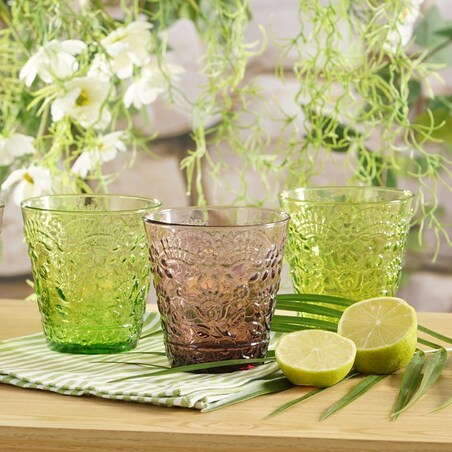 VILLA ITALIA Szklanka fioletowa 270 ml AVORIO