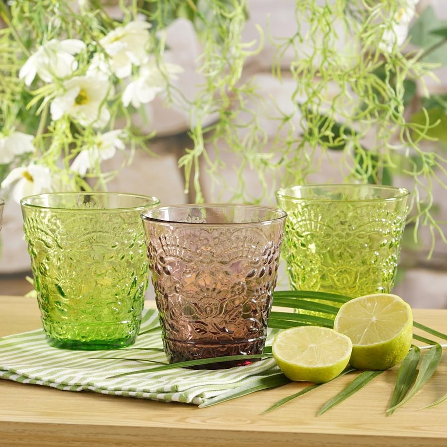 VILLA ITALIA Szklanka fioletowa 270 ml AVORIO